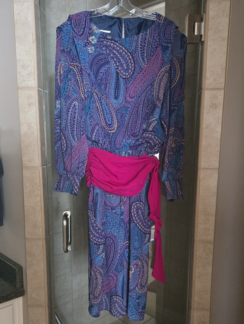 Vintage Paisley Dress